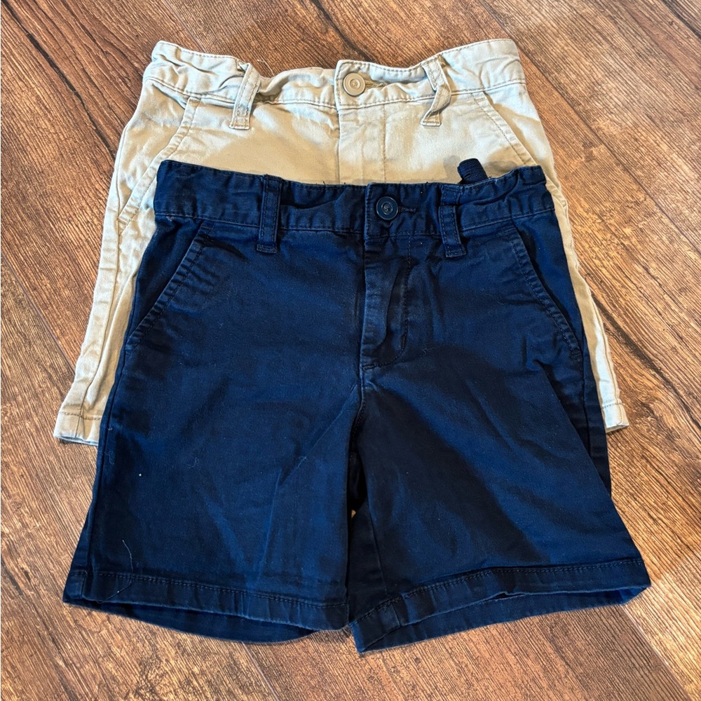 3/$20 Cat & Jack Navy and Beige Shorts Set